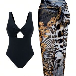 Bañador con falda larga a juego