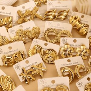 Pendientes de acero inoxidable