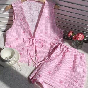 Conjunto de shorts y chaleco
