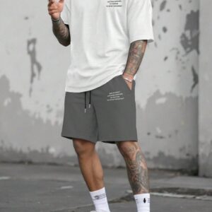 Set de bermuda y camiseta de mangas para hombres