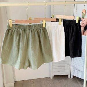 Shorts básicos de lino
