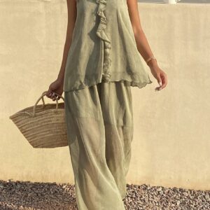 Conjunto de dos piezas con transparencias
