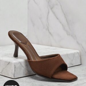 Sandalias de tacón fino
