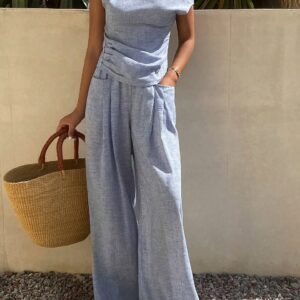 Blusa elegante con pantalón